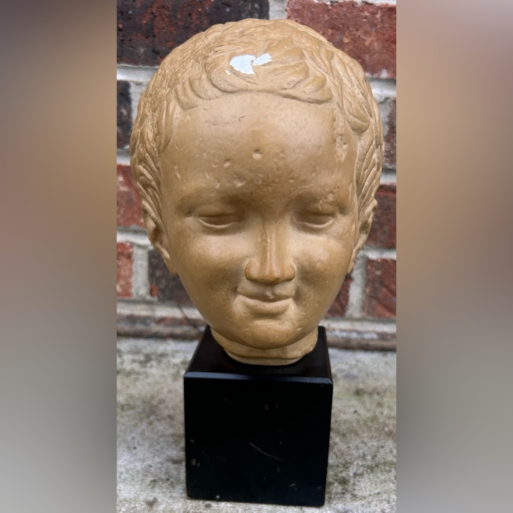 VTG  Museum Pieces Inc  Bust Eros Sculpture Reproduction 10 in